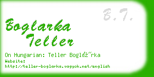 boglarka teller business card